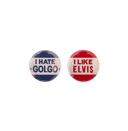 Elvis Presley x · GOLGO · Love Hate Button Set